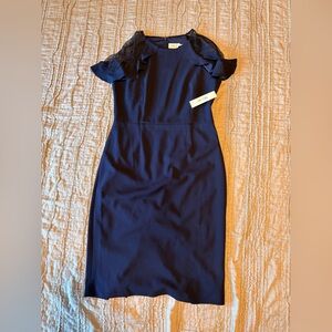 Eliza J Midnight Blue Midi Dress